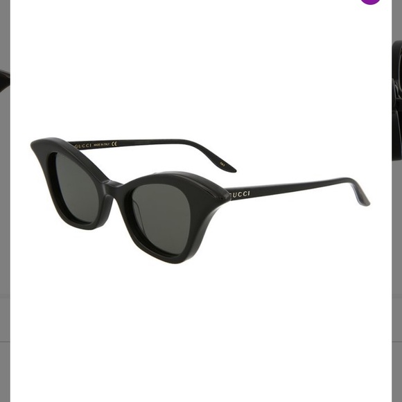 NWT Gucci Ivory & Brown Flared Cat- Eye Sunglasses - Picture 8 of 8